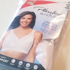 TWO Playtex 18 Hour Bra Ultimate Shoulder Comfort Size 42C #4693